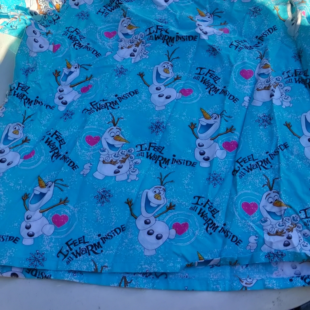 Olaf Scrub Top